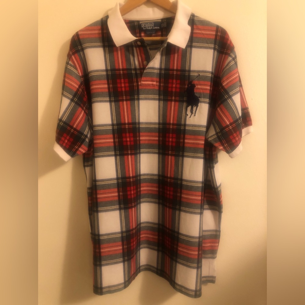 Plaid Vintage Ralph Lauren Polo Shirt